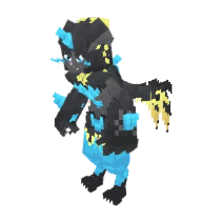 In-game model of Zeraora Mega form