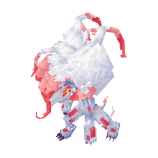 In-game model of Zoroark Hisui form