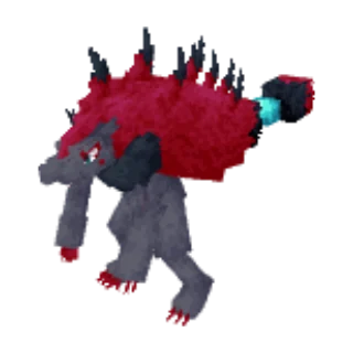 In-game model of Zoroark