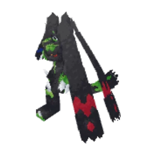 In-game model of Zygarde Complete form